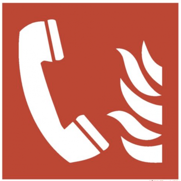 vSchild Brandmeldetelefon ISO 7010